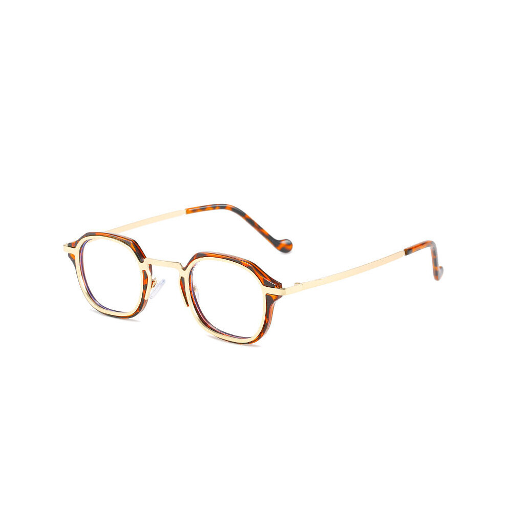 Anti Light Finished Myopia Glasses Small Irregular Metal Eyeglasses Prescription Anti Radiation Shortsighted Eyewear