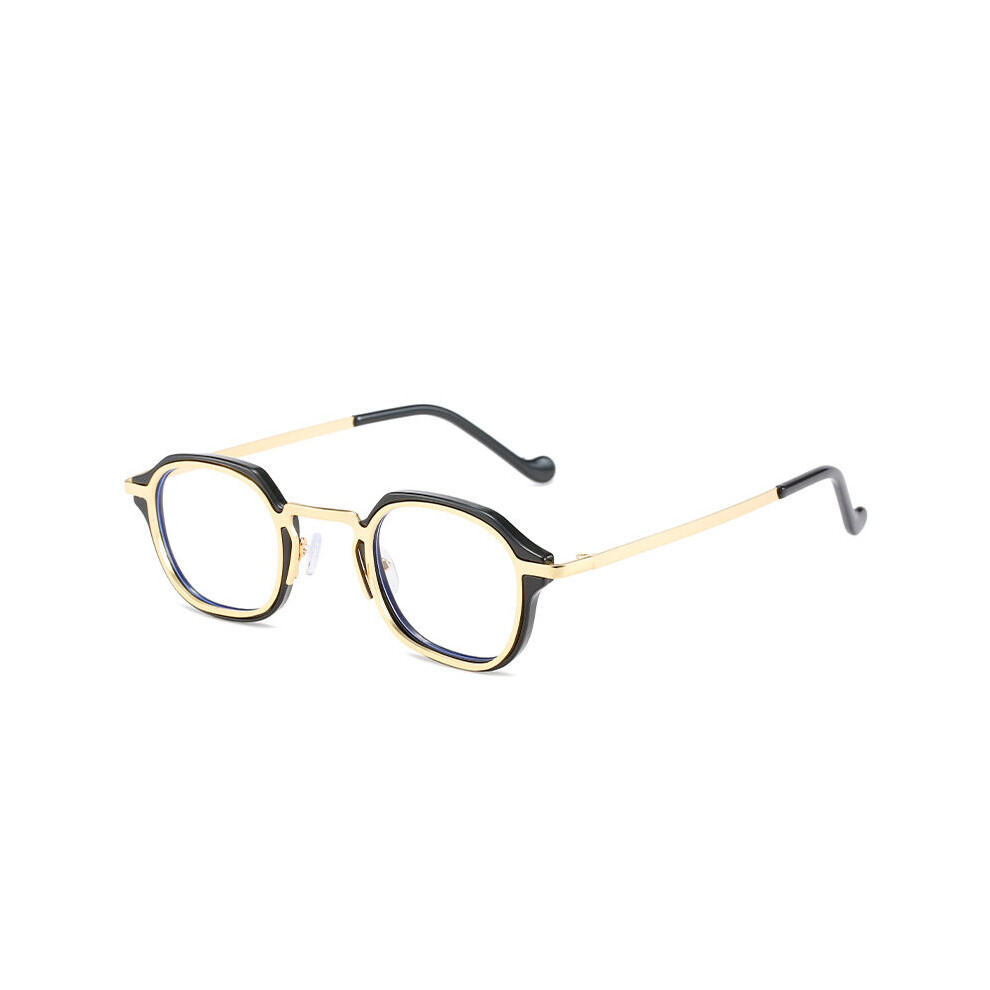 Anti Light Finished Myopia Glasses Small Irregular Metal Eyeglasses Prescription Anti Radiation Shortsighted Eyewear