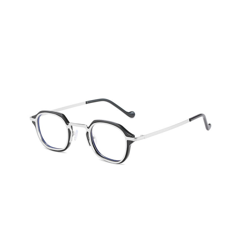 Anti Light Finished Myopia Glasses Small Irregular Metal Eyeglasses Prescription Anti Radiation Shortsighted Eyewear