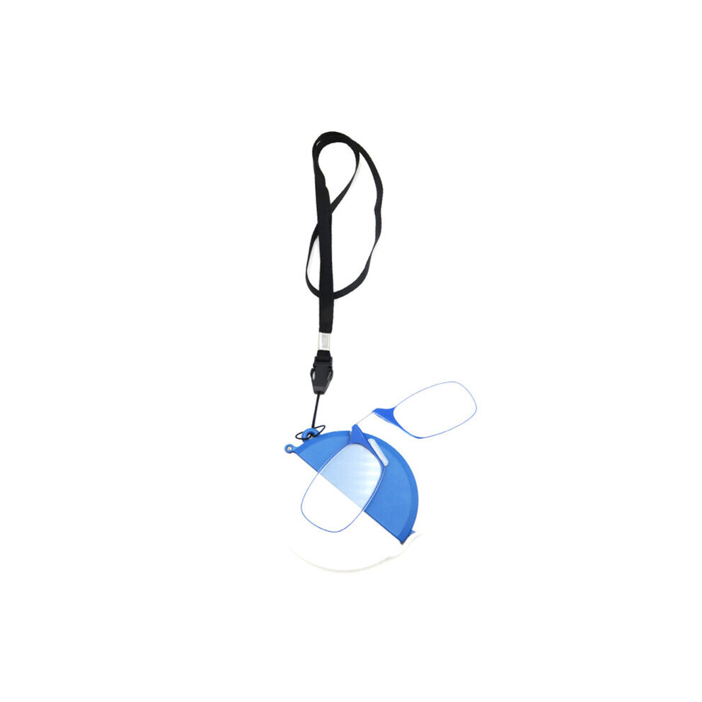 Multicoloured Men Reading Glasses Neck Hanging Glasses Mini Nose Clip On Reader Rimless Wallet Magnifying Presbyopia Eyewear With Case