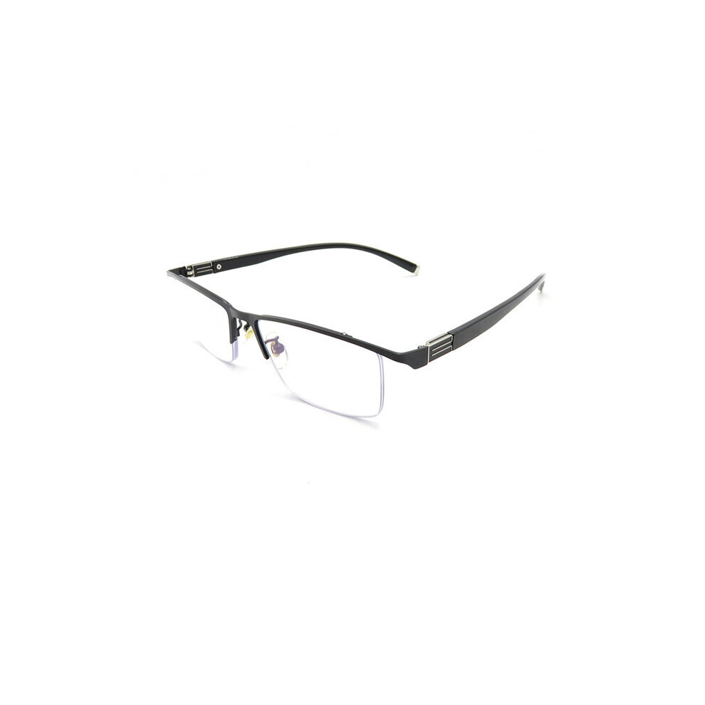 Multicoloured Men Reading Glasses Light Blocking Glasses Half Frame Progressive Multifocal Presbyopic Glasses Titanium Eyewear