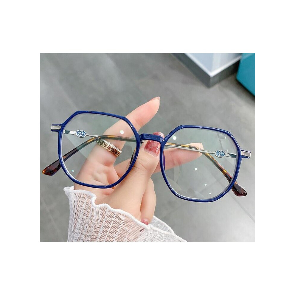 Multicoloured Red Round Reading Glasses Ladies Gaming Computer Eyeglasses Frame Relieve Fatigue Men Women Light Glasses