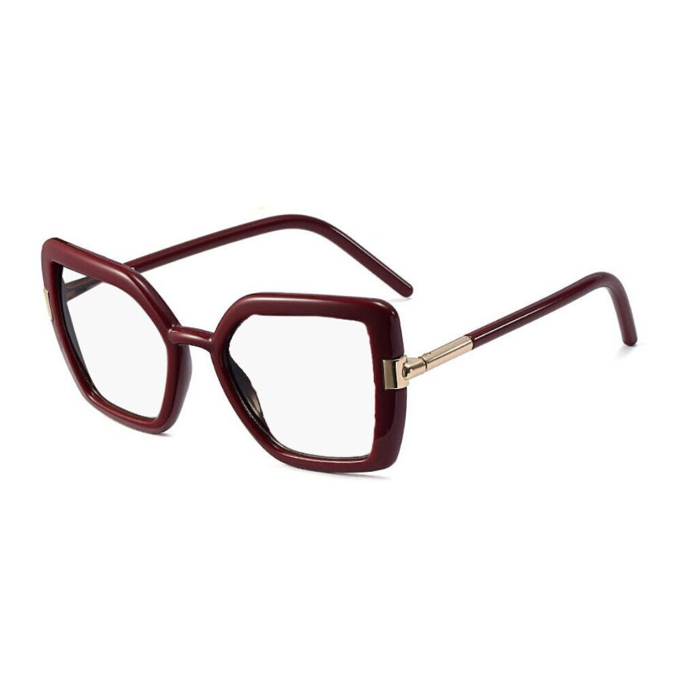 Multicoloured Reading Glasses Women Prescription Lens Light Filter Magnifying Eyewear Pink Leopard Eyeglasses