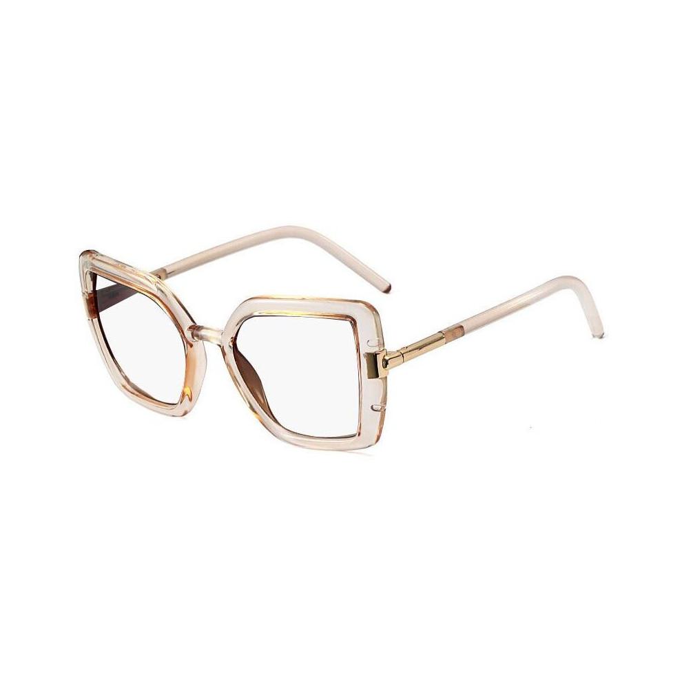 Multicoloured Reading Glasses Women Prescription Lens Light Filter Magnifying Eyewear Pink Leopard Eyeglasses