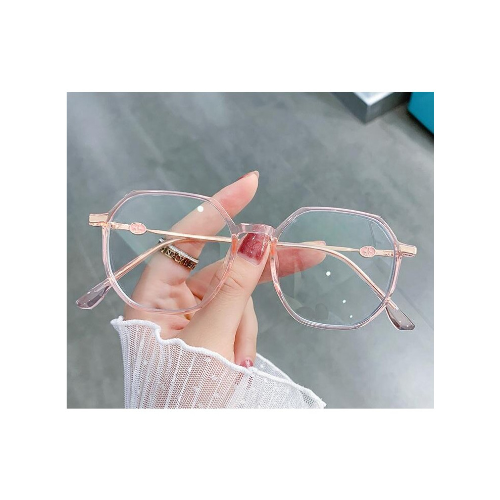 Multicoloured Red Round Reading Glasses Ladies Gaming Computer Eyeglasses Frame Relieve Fatigue Men Women Light Glasses