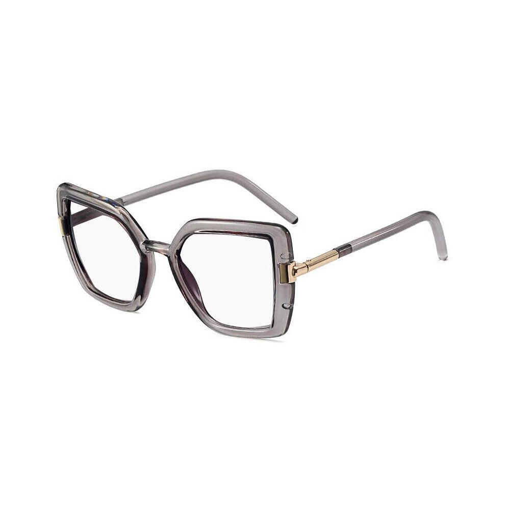 Multicoloured Reading Glasses Women Prescription Lens Light Filter Magnifying Eyewear Pink Leopard Eyeglasses