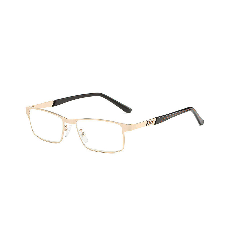 Retro Alloy Reading Glasses Women Men Unisex Business Prescription Eyewear Rectangle Hyperopia Elder Presbyopia Eyeglases