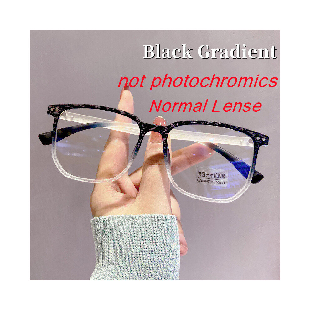 Women Myopia Glasses Light Blocking Photochromic Glasses Ladies Square Frame UV400 Prescription Eyewear 0 To -6.0