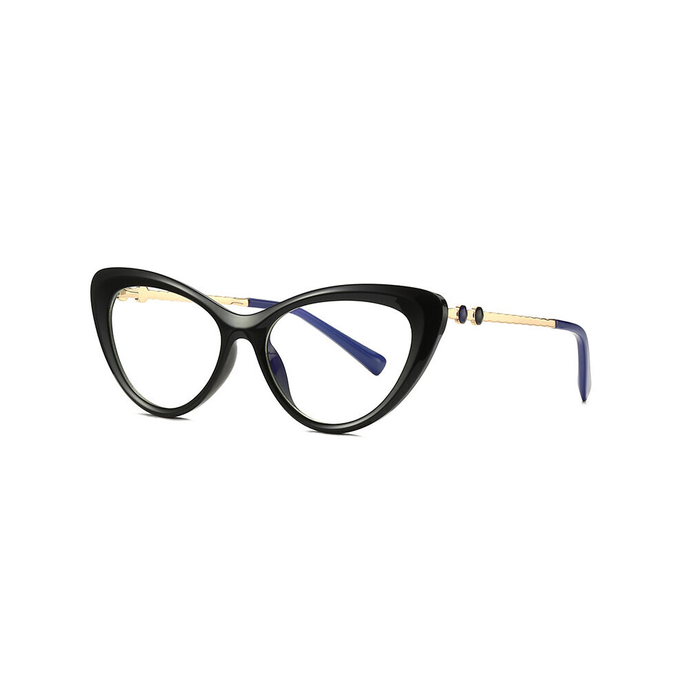 47546 Cat Eye Lady Anti Light Optical Glasses Frames Men Women TR90 Computer Eyeglasses