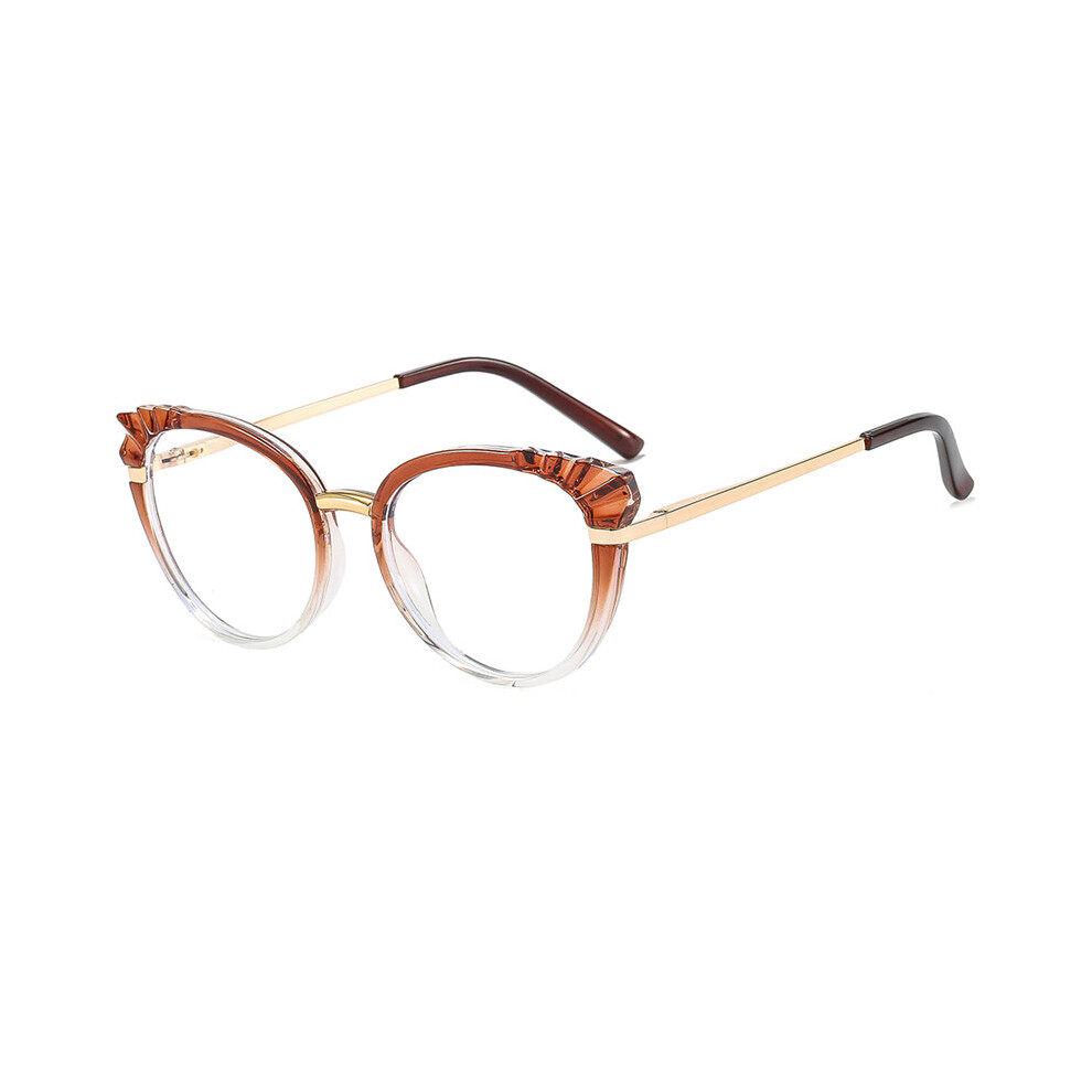 Multicoloured Anti Rays Cat Eye Prescription Glasses For The Nearsighted Tr90 Computer Optical Myopia Spectacles 0 -0.5 -0.75 To -6.0