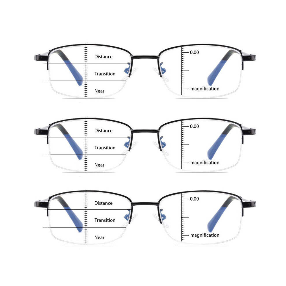 women ' Near-far dual-purpose multi-focus reading glasses progressive intelligent zoom anti-blue UV Protect Presbyopic Glasses