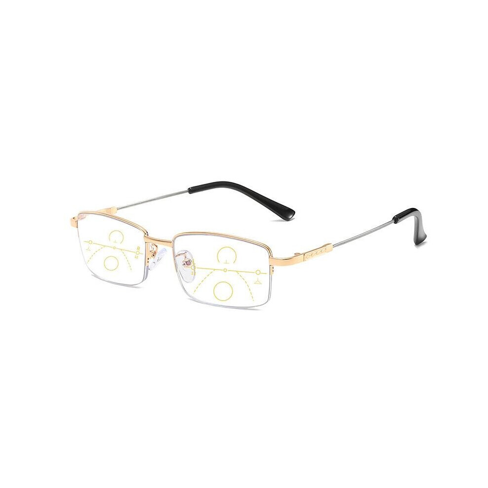 women ' Near-far dual-purpose multi-focus reading glasses progressive intelligent zoom anti-blue UV Protect Presbyopic Glasses