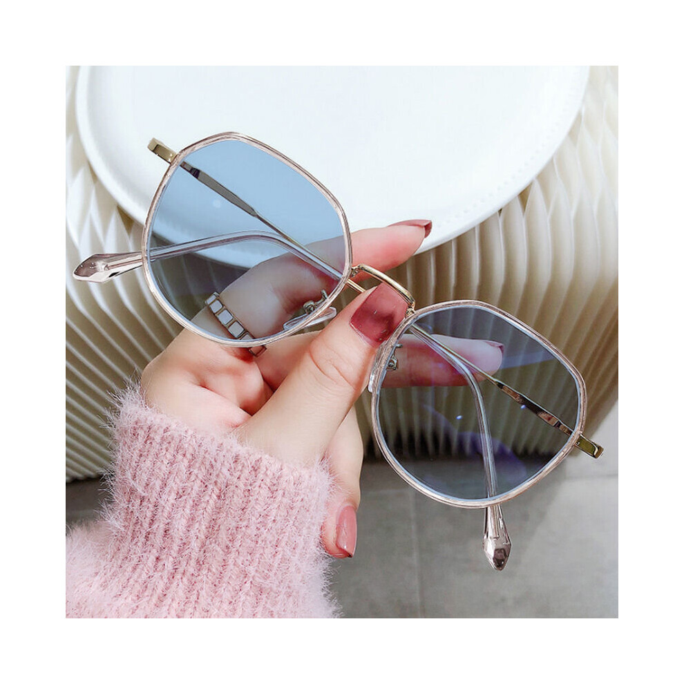 Photochromic Myopia Glasses Changing Sun Glasses Eyeglasses Reading Glasses for Women Metal Frame Glasses