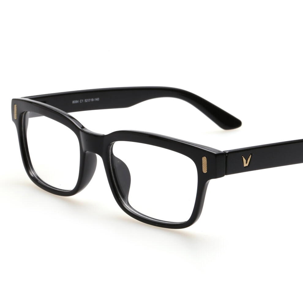 Multicoloured Retro Rectangle Eyeglasses Optical Frames Clear Lens Glasses Leopard Square Eyewear Spectacle Frames For Women Men