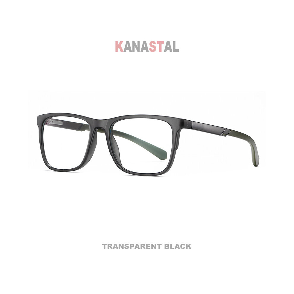 Grey (Gold, ) Men Light Blocking Glasses Women Tr90 Square Frame Eyewear Uv400 Computer Prescription Myopia Hyperopia Reading Glasses
