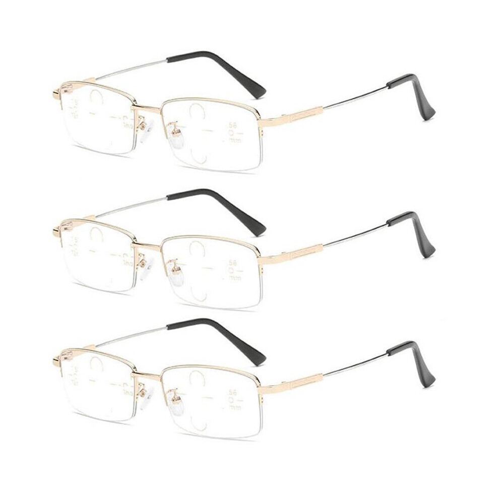 women ' Near-far dual-purpose multi-focus reading glasses progressive intelligent zoom anti-blue UV Protect Presbyopic Glasses