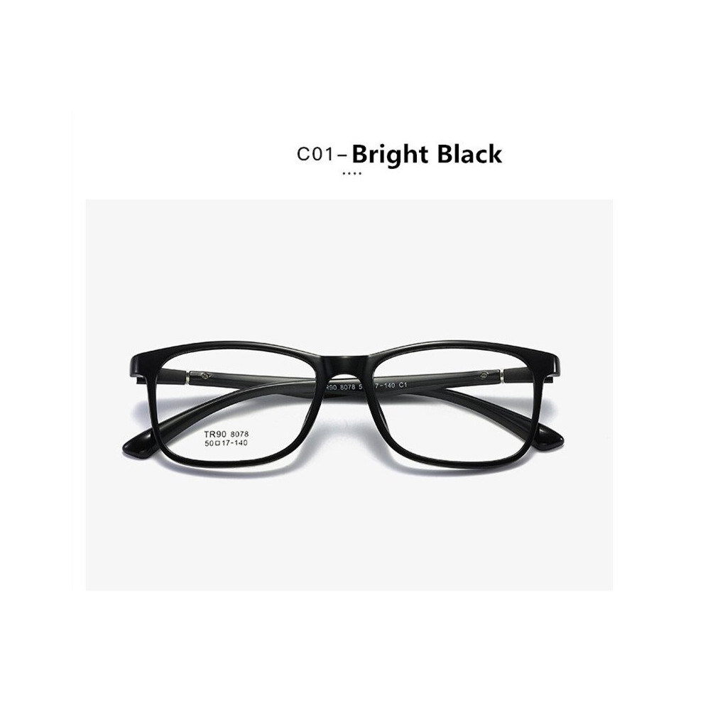 Retro Men's Transparent Glasses Clear Lenses PC Comotuer Square Eyeglasses Frames for Women Reading Eyewear Male Spectacle