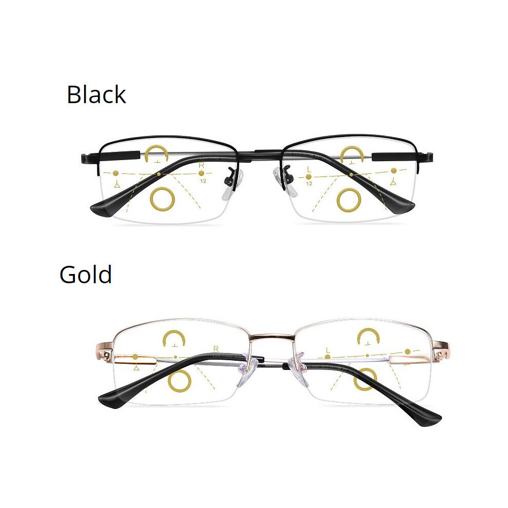 women ' Near-far dual-purpose multi-focus reading glasses progressive intelligent zoom anti-blue UV Protect Presbyopic Glasses