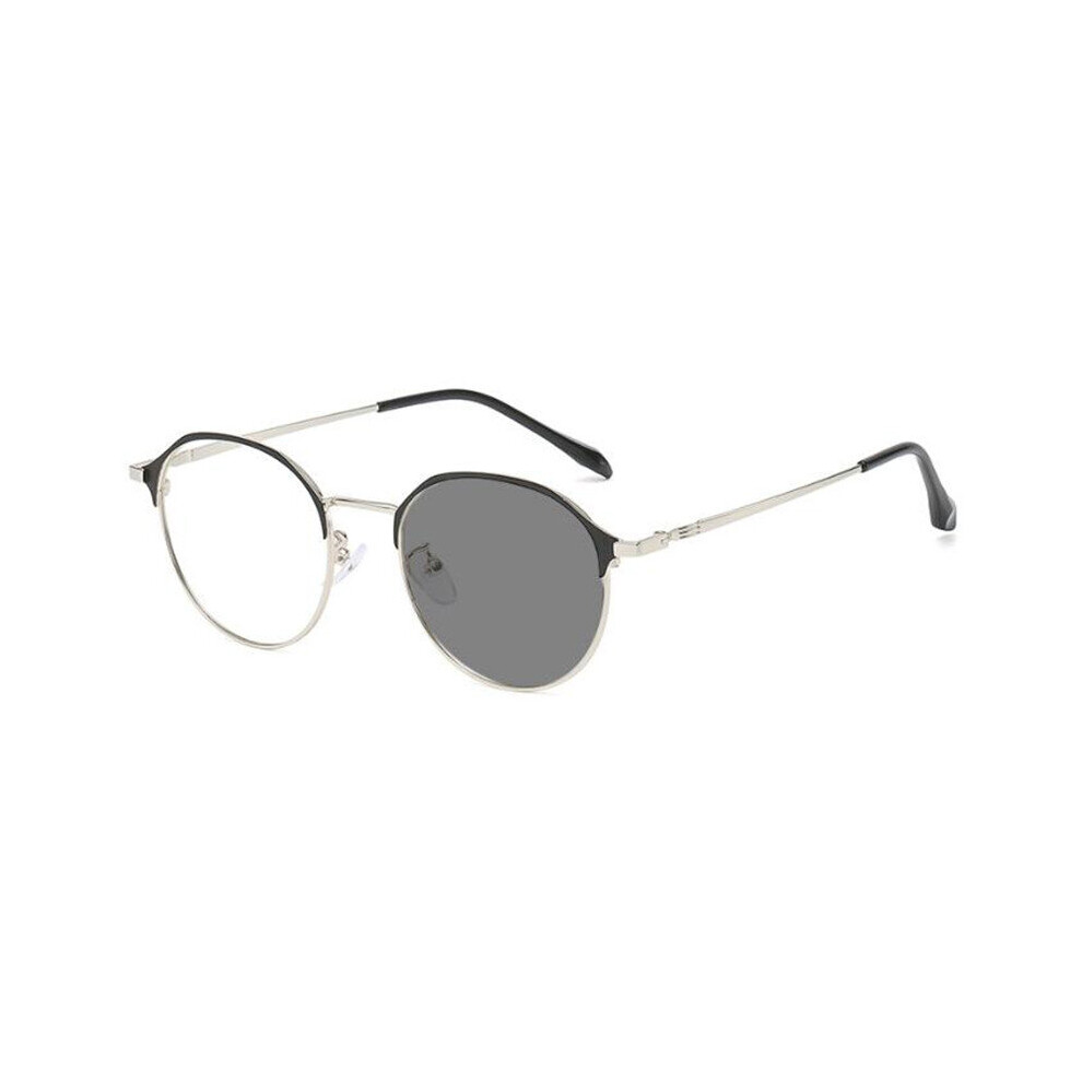 Arrival Round Photochromic Grey & Anti Ray Glasses, Women Men's Rays Blocking Eyeglass For Computer A9019 885659074394