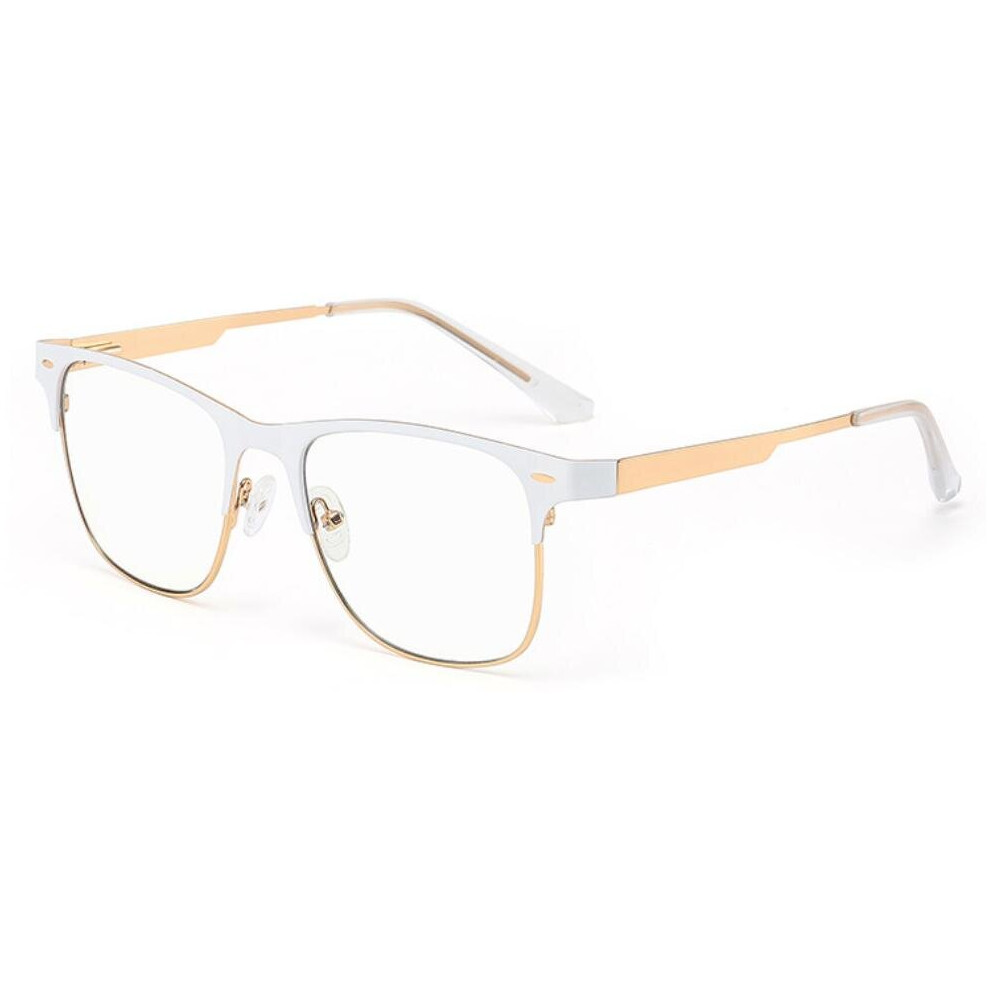 Anti Light Optical Myopia Glasses Women Men Metal Large Eyeglasses Oversized Green Glasses Oculos