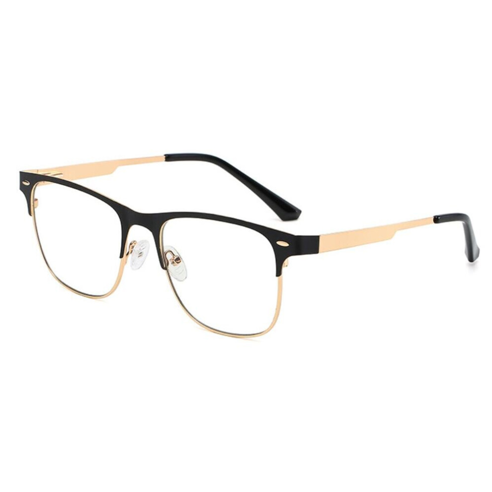 Anti Light Optical Myopia Glasses Women Men Metal Large Eyeglasses Oversized Green Glasses Oculos