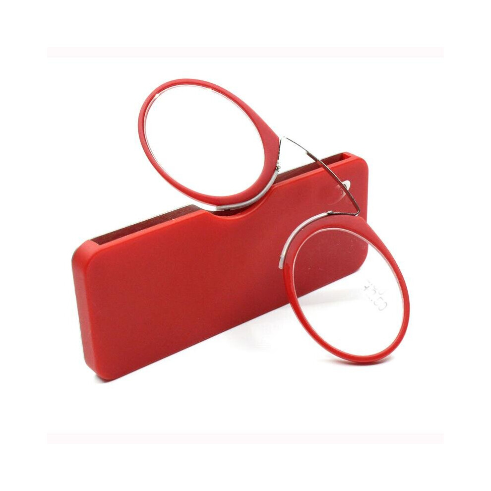 Novel Colored Portable Nose clip Reading Glasses,Without arms,Silicon nose, easy clip-image-OPC-PBR8T97-NEW
