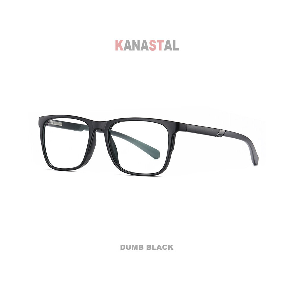 Black (Multi, ) Men Light Blocking Glasses Women Tr90 Square Frame Eyewear Uv400 Computer Prescription Myopia Hyperopia Reading Glasses