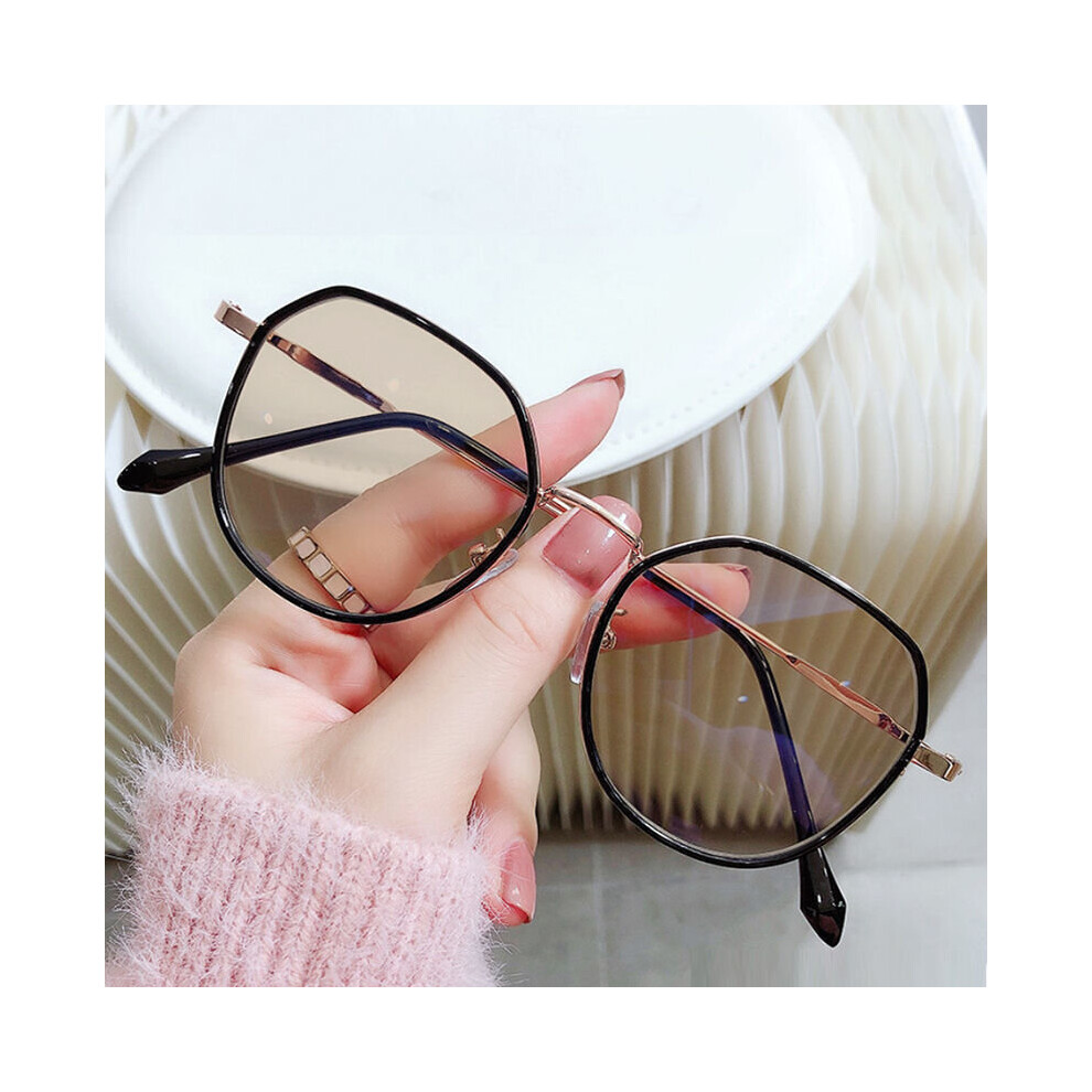Photochromic Myopia Glasses Changing Sun Glasses Eyeglasses Reading Glasses for Women Metal Frame Glasses