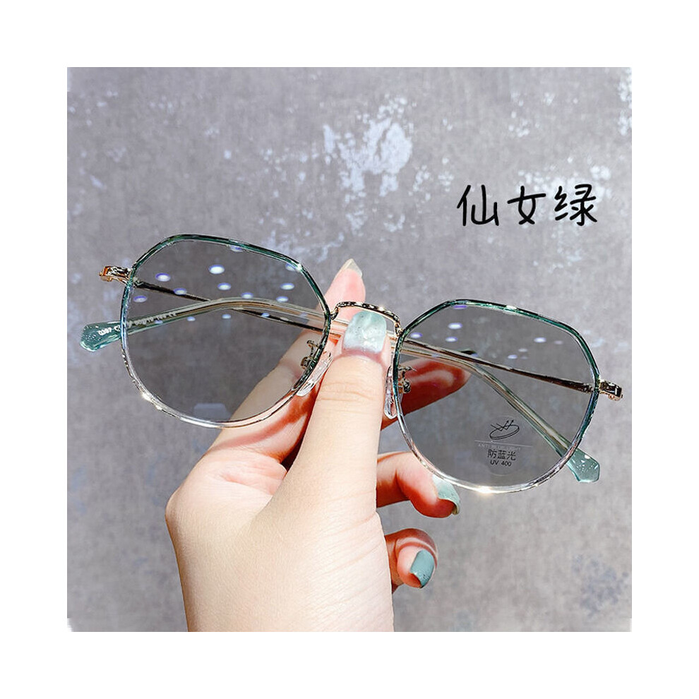 Photochromic Myopia Glasses Changing Sun Glasses Eyeglasses Reading Glasses for Women Metal Frame Glasses