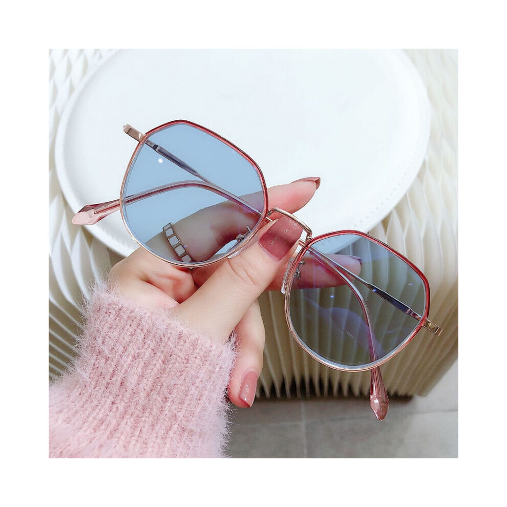 Photochromic Myopia Glasses Changing Sun Glasses Eyeglasses Reading Glasses for Women Metal Frame Glasses