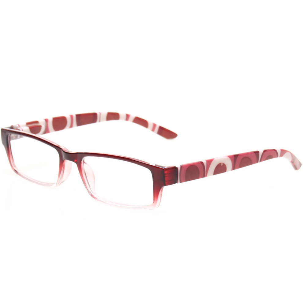Reading Glasses Spring Hinge Print Flower Frame Women Reader Eyeglasses Diopter +1.0+2.0+3.0+4.0+5.0+6.0