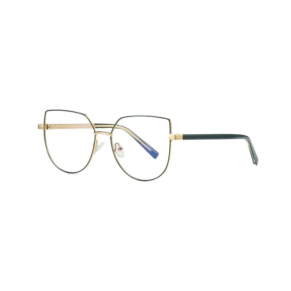 Anti Light Myopia Correction Glasses Women Optical Transparent Rose Cat Eye Glasses Frame Prescription Eyewear
