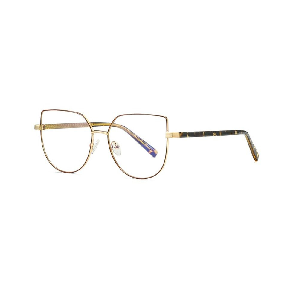 Anti Light Myopia Correction Glasses Women Optical Transparent Rose Cat Eye Glasses Frame Prescription Eyewear
