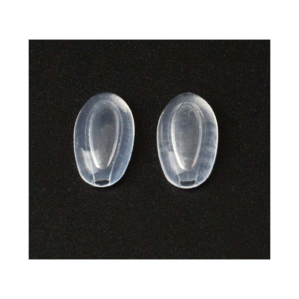 Red 50Pairs Eyeglasses Glasses Soft Silicone Nose Pads Push In Eyewear Accessory Part