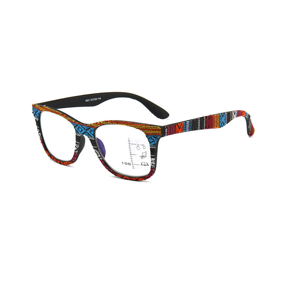 Smart Progressive Multifocal Reading Glasses Wood Women&Men Presbyopia Eyeglasses Hyperopia Eyewear+1.0to+3.5