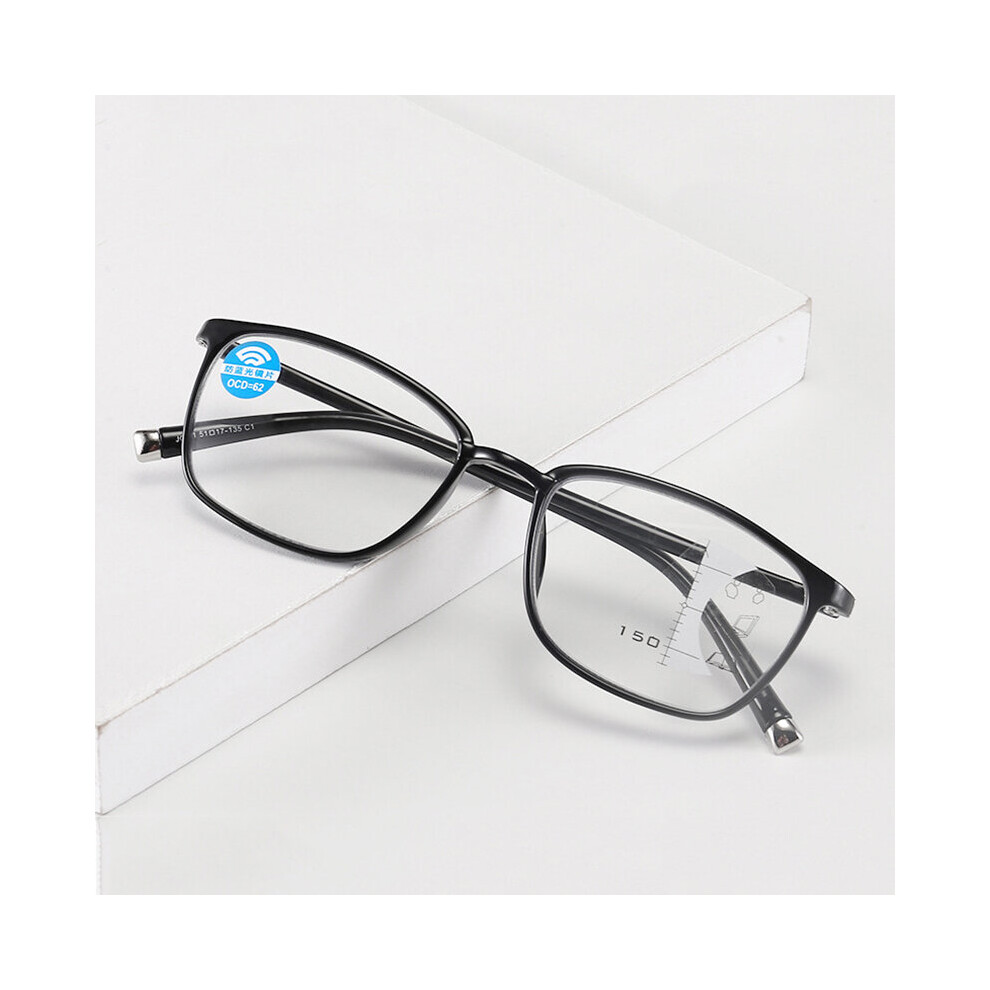 Multicoloured Progressive Multifocal Reading Presbyopia Glasses For Men Women Ultralight Tr90 Anti Light Rays Computer Eye Glasses