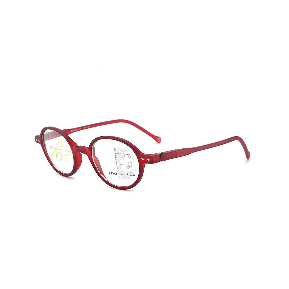 Multicoloured Progressive Multifocal Reading Glasses Vintage Anti Rays Computer Goggle Eyewear Unisex Hyperopia Presbyopia Glasses