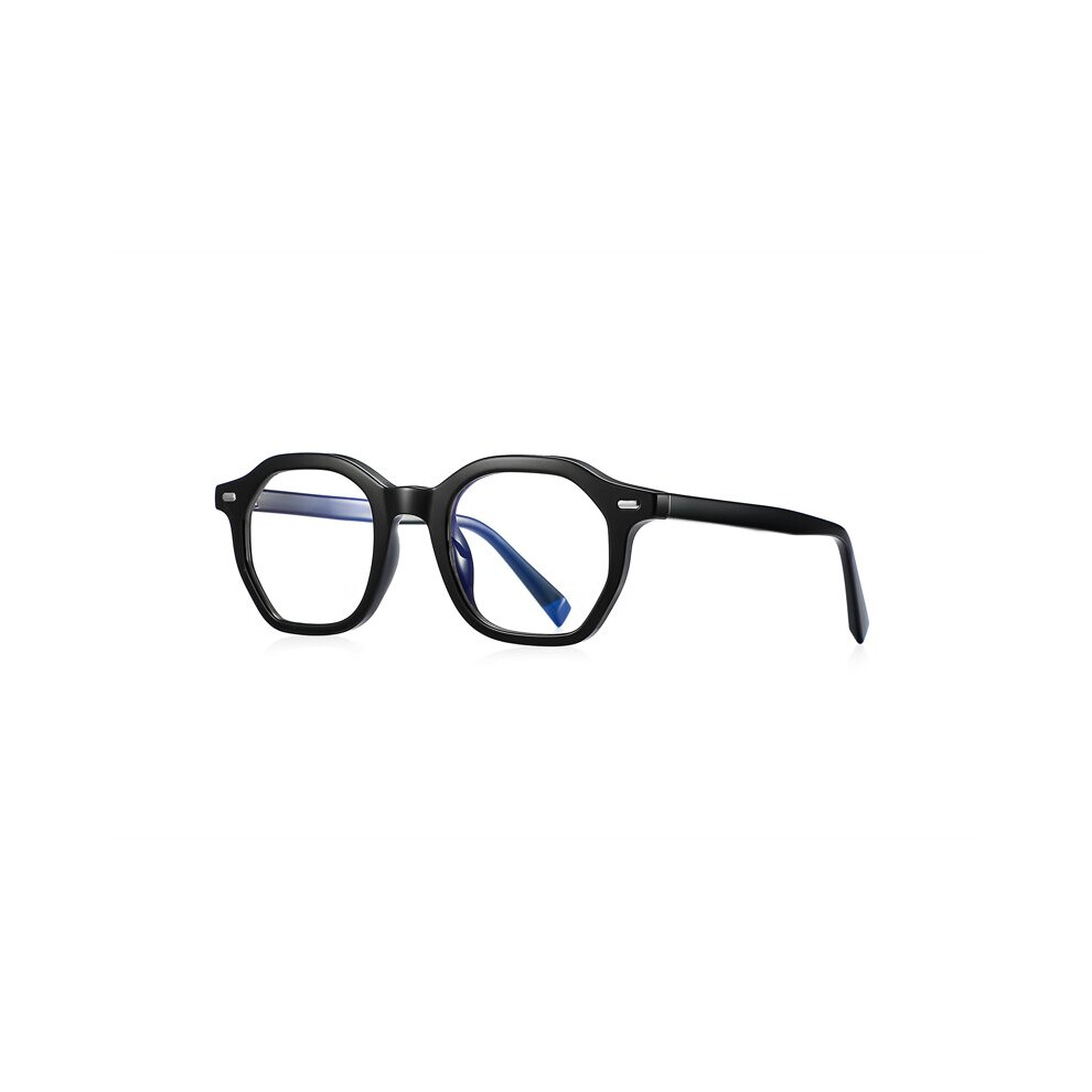 Peekaboo square glasses frame women TR90 acetate anti light glasses for men polygon clear lens accessories