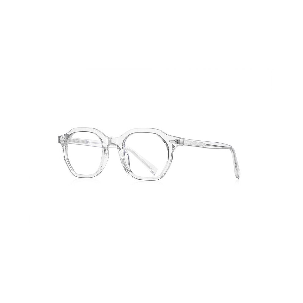 Peekaboo square glasses frame women TR90 acetate anti light glasses for men polygon clear lens accessories