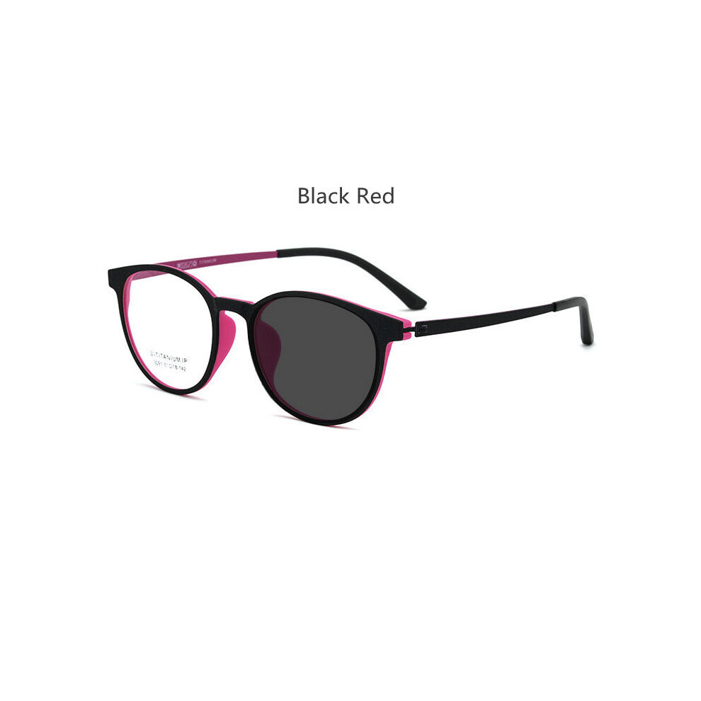 Multicoloured Photochromic Reading Glasses Men Anti Light Computer Presbyopia Round Frame Eyeglasses Change Eyewear +0.75 1.50 2.50