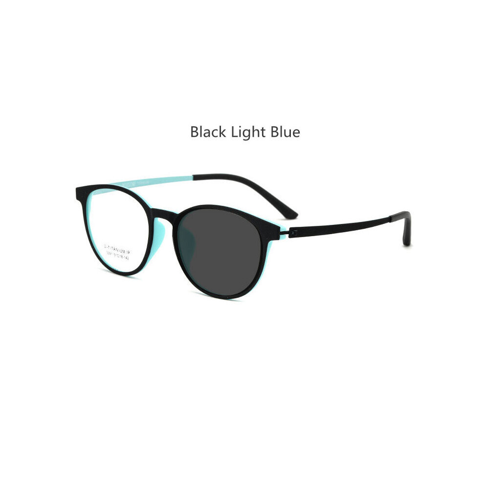 Multicoloured Photochromic Reading Glasses Men Anti Light Computer Presbyopia Round Frame Eyeglasses Change Eyewear +0.75 1.50 2.50