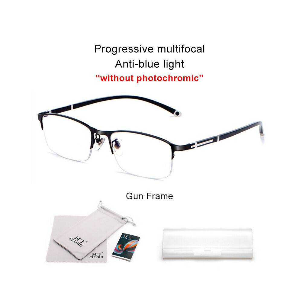 Multicoloured Photochromic Reading Glasses Men Progressive Multifocal Anti Light Reading Glasses Tr90 Hyperopia Presbyopia Glasses