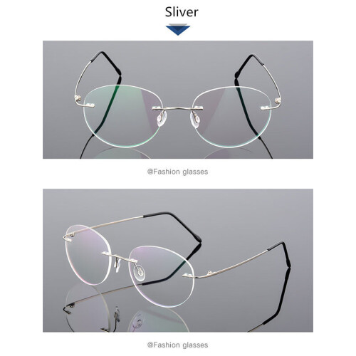 Rimless optical glasses on sale