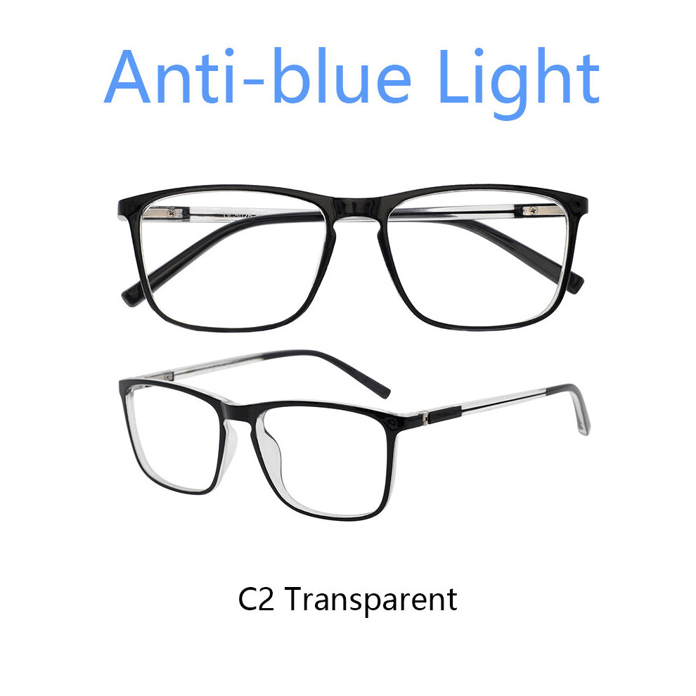 Multicoloured Light Blocking Reading Glasses Men Transparent Computer Eyeglasses Reading Magnifying Eyewear Presbyopic Diopters +1.0 +2.5