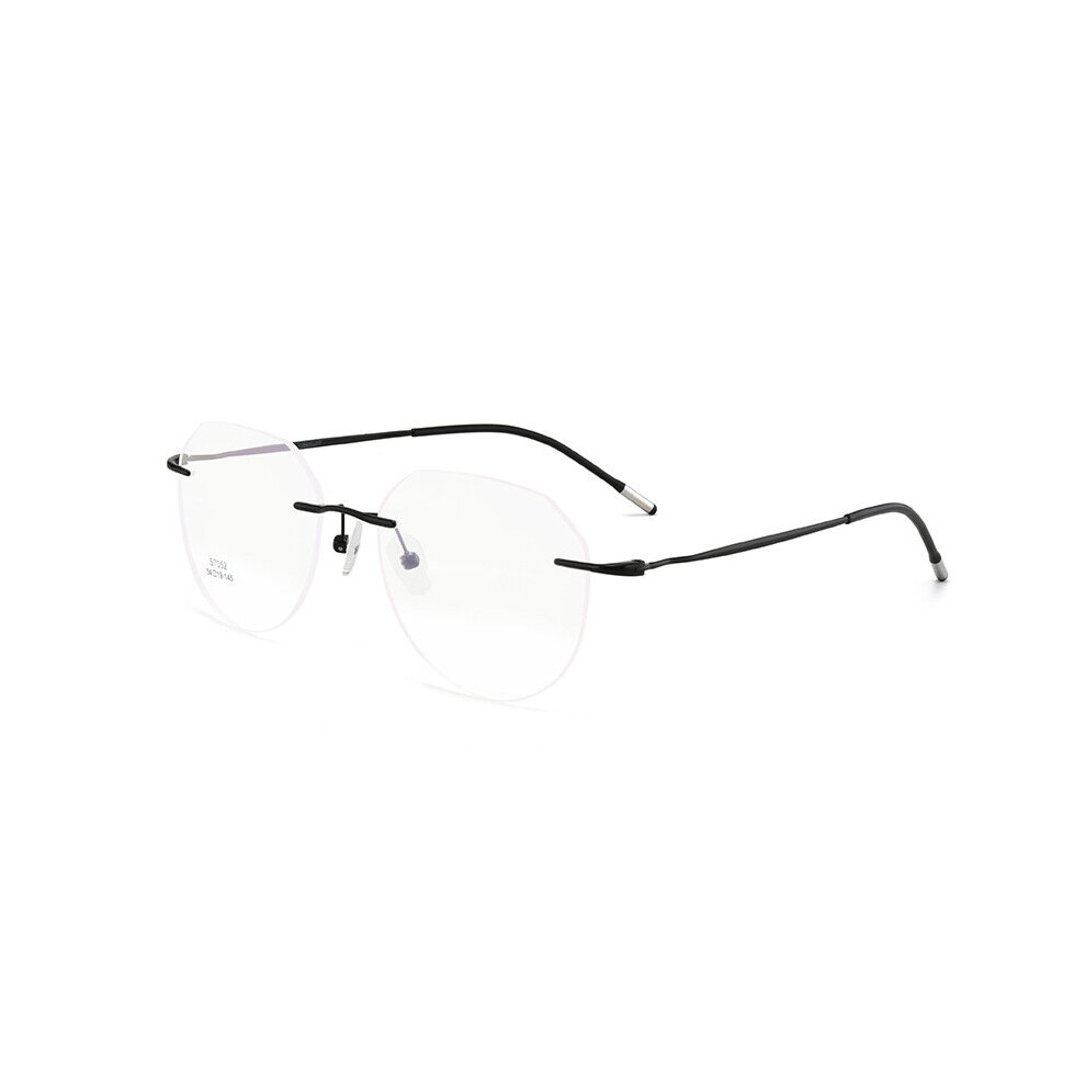 Ultralight Titanium Alloy Rimless Men Glasses Frame Square Eyeglasses Myopia Prescription Frames For Women Optical Eye Glass-image-OPC-PBR8WS7-NEW