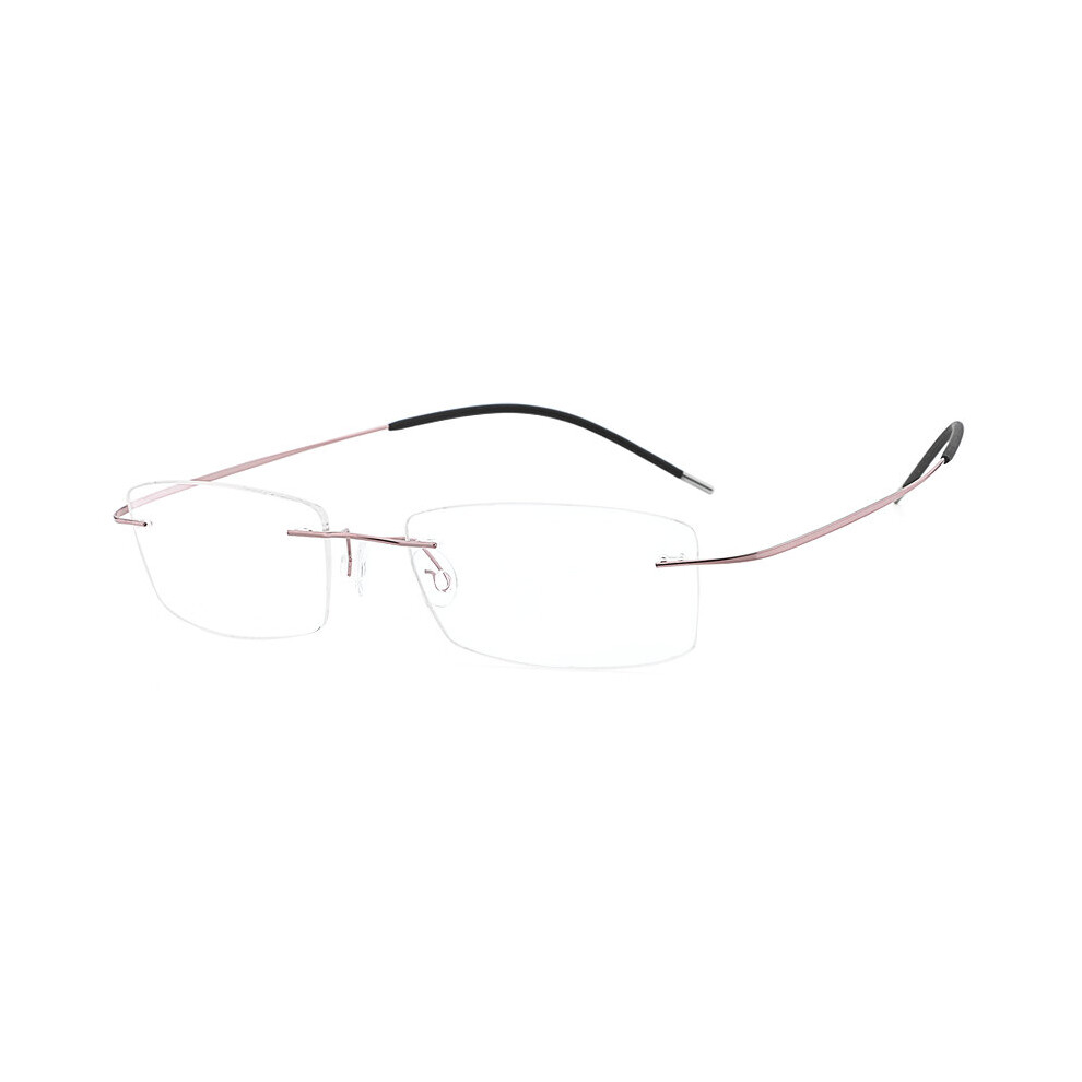 Multicoloured Mens Lightweight Titanium Rimless Eyeglasses Frames Prescription Optical Glasses Frame For Women Frameless Frames