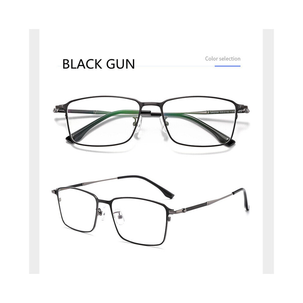 Titanium Alloy Anti Light Reading Glasses for Men Retro Square Computer Gaming Hyperopia Presbyopia with Diopters +0.5~+6.0-image-OPC-PBR8X8C-NEW