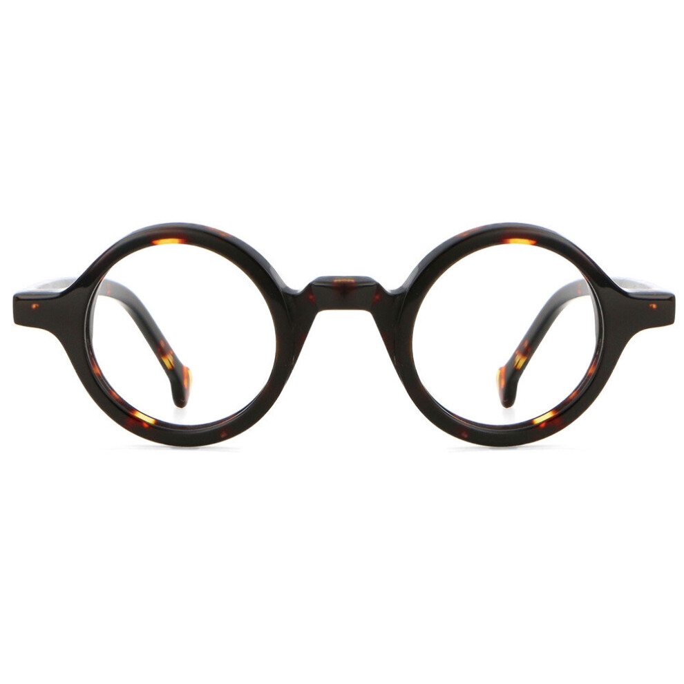 53678 Punk Retro Round Optical Acetate Glasses Frames Men Women Computer Eyeglasses