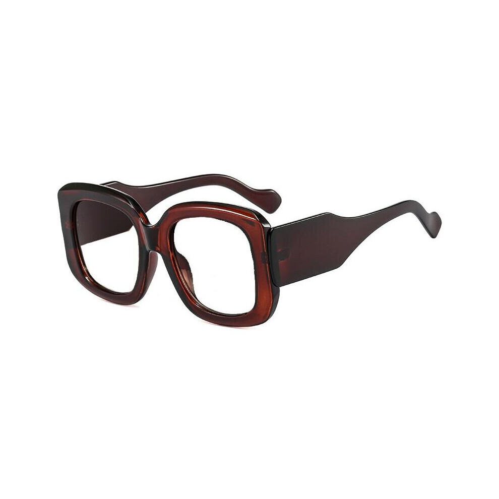 Anti Light Oversized Reading Glasses Retro Green Big Frame Eyeglasses Optical Glasses For Women Presbyopia Eyewear