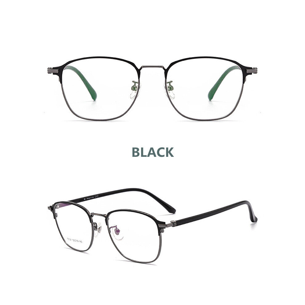 Light Blocking Reading Glasses Men High Alloy Business Photochromic Gray Presbyopia Eyeglasses with Diopter +1.75